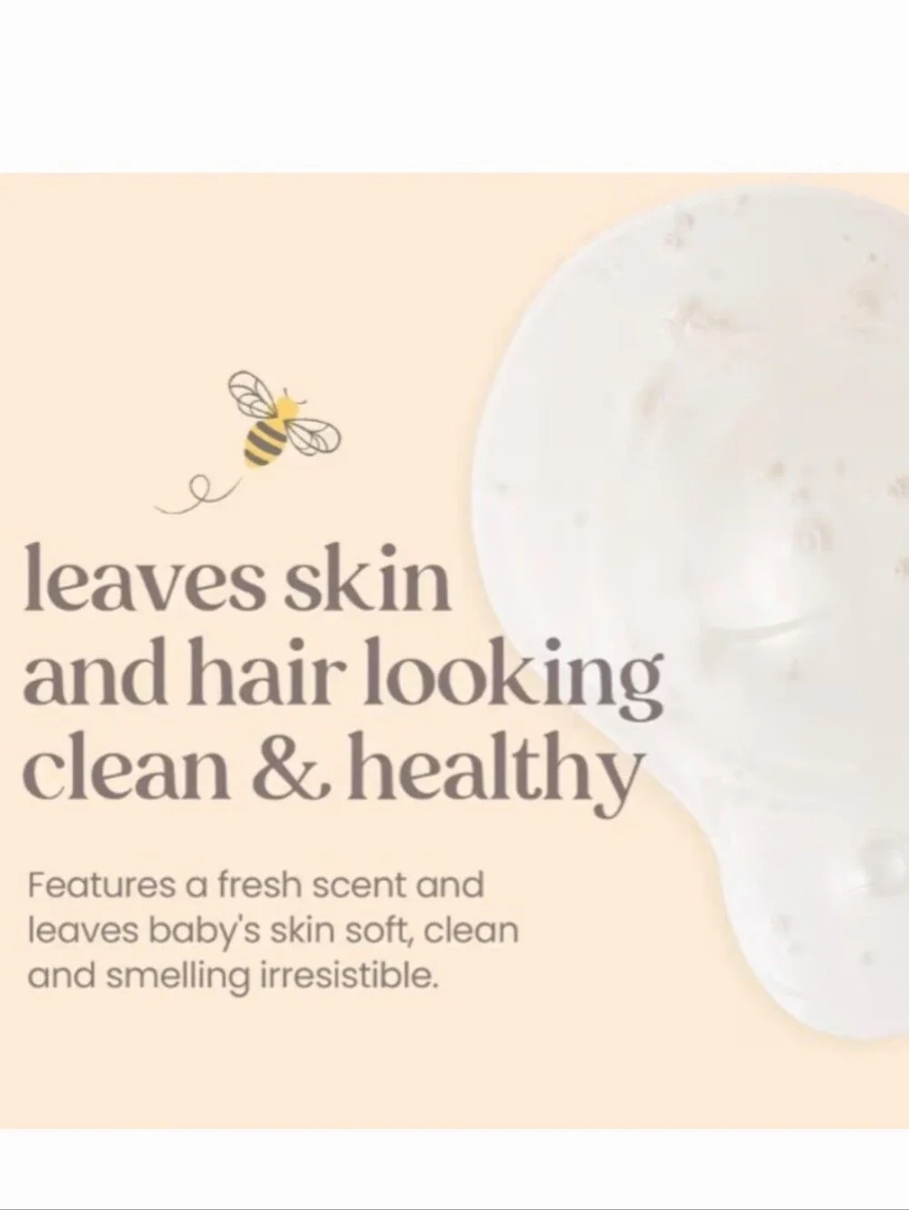 *NEW*SEALED* Burt's Bees Baby Original Tear Free Shampoo & Wash, 12 Fl. Oz.